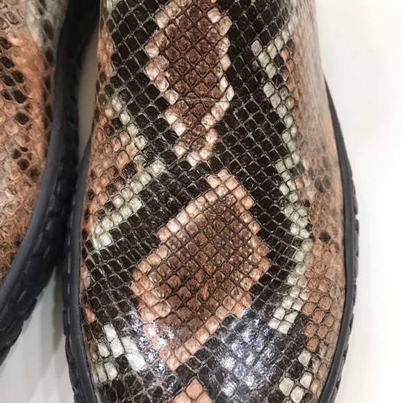 LDP Snake print Leather Pull on Boot - Picture 6 of 7